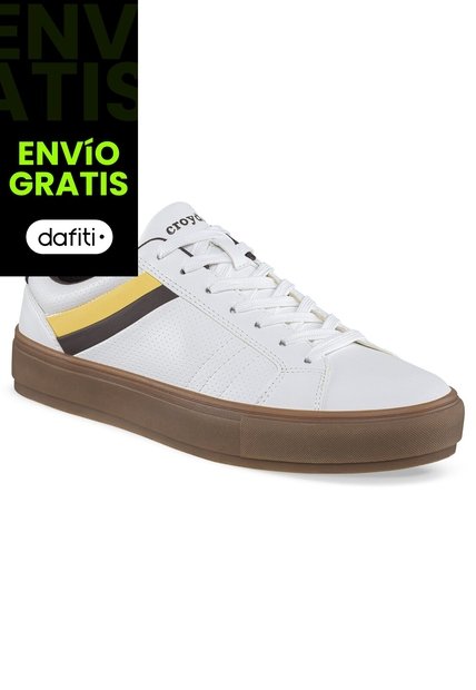 Tenis Casuales Mebar Blanco Croydon Para Hombre