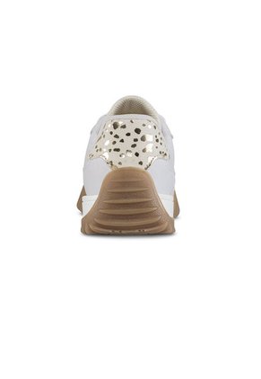 Tenis Urbanos Nerida Blanco-Oro Croydon Para Mujer