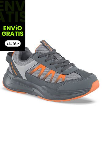Tenis Running Zibalo Gris Croydon Para Niño Croydon