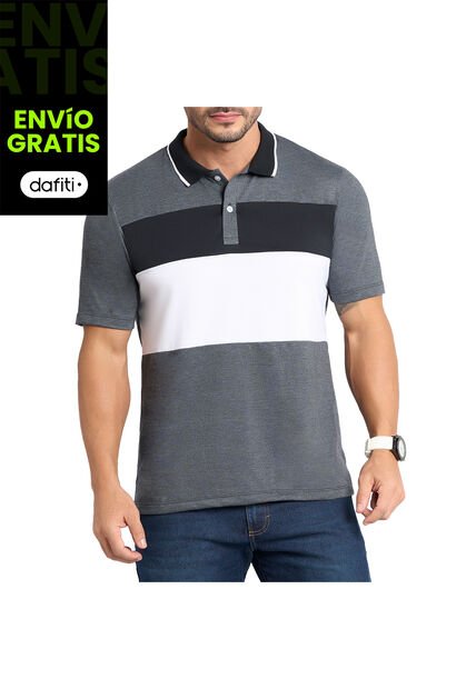 Camiseta Polo Pablo Gris Para Hombre Croydon