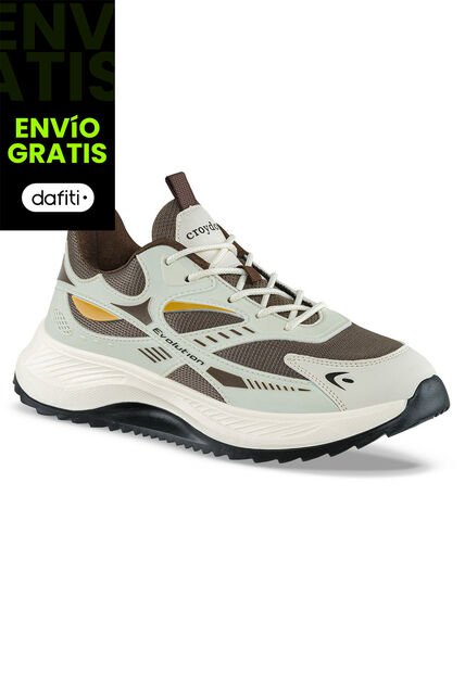 Tenis Running Kavo Beige Croydon Para Hombre