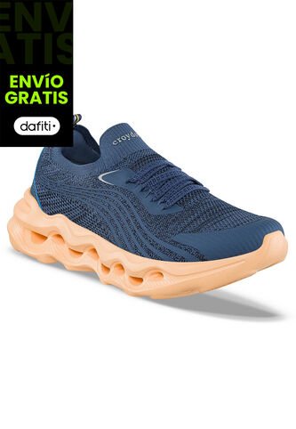 Tenis Para Caminar Nami Azul Osc Croydon Para Mujer Croydon