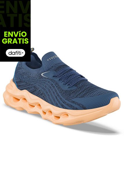 Tenis Para Caminar Nami Azul Osc Croydon Para Mujer