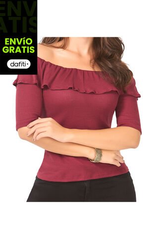 Blusa Adara Vino Para Mujer Croydon Croydon