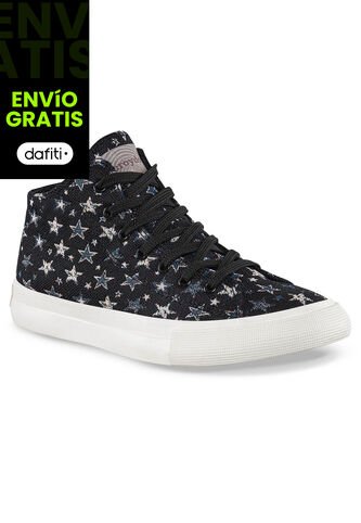 Botines Budur Alto Negro Croydon Para Mujer Croydon