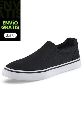 Tenis Casuales Way Negro Croydon Para Hombre Croydon