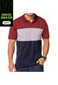 Camiseta Polo Miguel Vino-Azul Para Hombre Croydon de Croydon