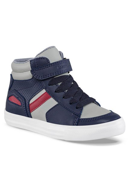 Tenis Casuales Manka Alto Gris Para Niño Croydon
