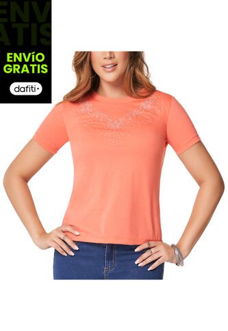 Blusa Elenna Coral Para Mujer Croydon Croydon