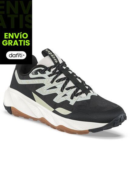 Tenis Trail Running Siburu Negro Croydon Para Hombre