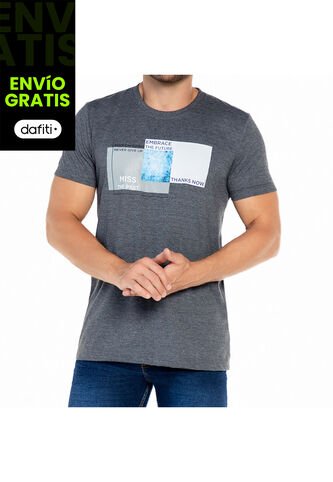 Camiseta Pedro Café Claro Para Hombre Croydon Croydon