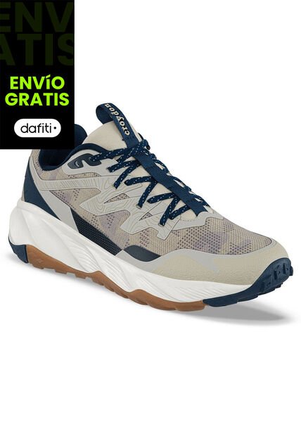 Tenis Trail Running Siburu Beige Croydon Para Hombre