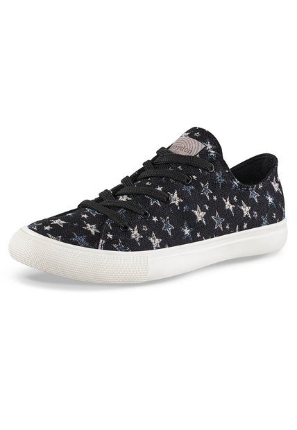 Tenis Budur Bajo Negro Croydon Para Mujer