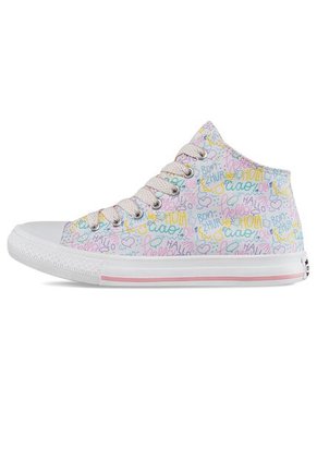 Tenis Minka Alto Blanco Para Niña Croydon