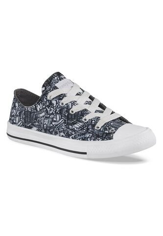 Tenis Krabs Bajo Negro Para Niño Croydon Croydon
