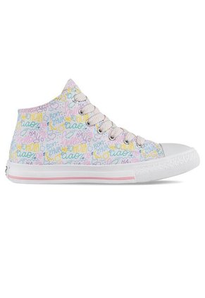 Tenis Minka Alto Blanco Para Niña Croydon