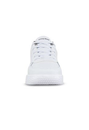 Tenis Colegio Shopir Pro C Blanco-Gris Para Niño Y Niña Croydon