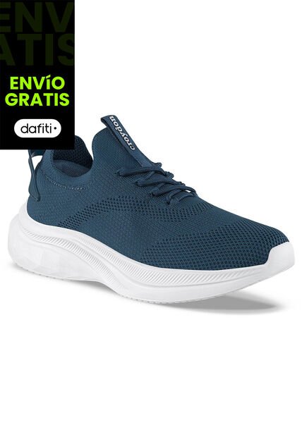 Tenis Para Caminar Sonivo Azul Osc Croydon Para Hombre