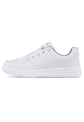 Tenis Colegio Shopir Pro C Blanco-Gris Para Niño Y Niña Croydon