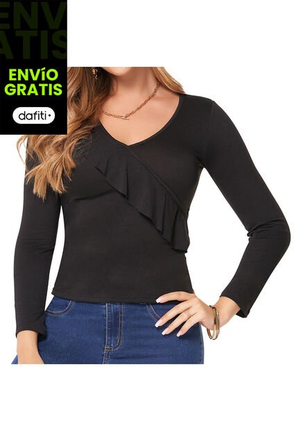 Blusa Mila Negro Para Mujer Croydon