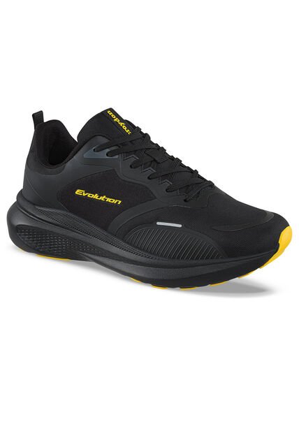 Tenis Running Glad Negro Croydon Para Hombre