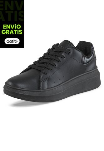 Tenis Siena Negro-Negro Para Mujer Croydon Croydon