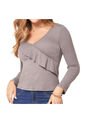 Blusa Mila Gris Para Mujer Croydon de Croydon