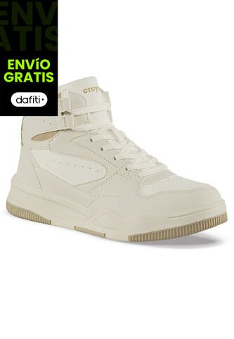 Tenis Urbanos Zedroni Beige Croydon Para Mujer Croydon