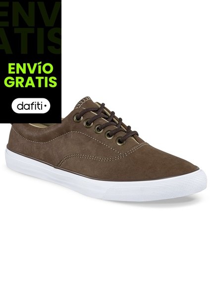 Tenis Casuales Ezy Crystal Café Croydon Para Hombre