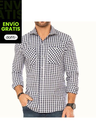 Camisa Juan Azul Para Hombre Croydon Croydon