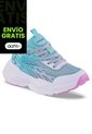 Tenis Running Mupira Azul-Lila Croydon Para Niña de Croydon
