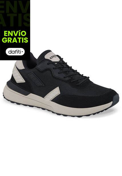 Tenis Urbanos Nexo Negro Croydon Para Hombre