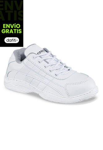 Tenis Colegial XX Pc Blanco Para Niño Y Niña Croydon Croydon