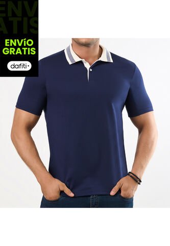 Camiseta Polo Lucas Azul Osc Para Hombre Croydon Croydon