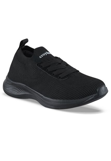 Tenis Para Caminar Stash Negro-Negro Croydon Para Mujer