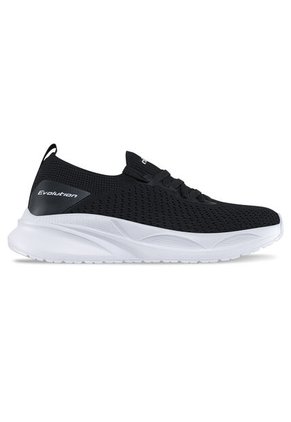 Tenis Para Caminar Solen Negro-Blanco Croydon Para Mujer