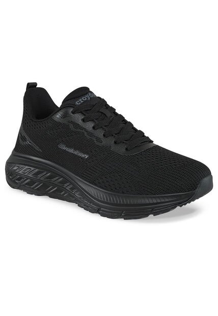 Tenis Running Datil Negro-Negro Croydon Para Hombre