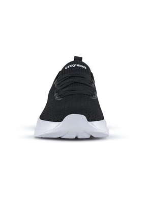 Tenis Para Caminar Solen Negro-Blanco Croydon Para Mujer
