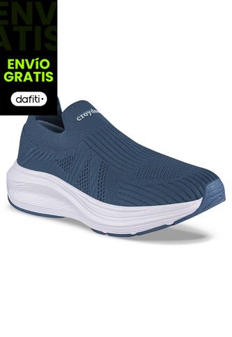 Tenis Para Caminar Wefer Azul Osc Croydon Para Mujer Croydon