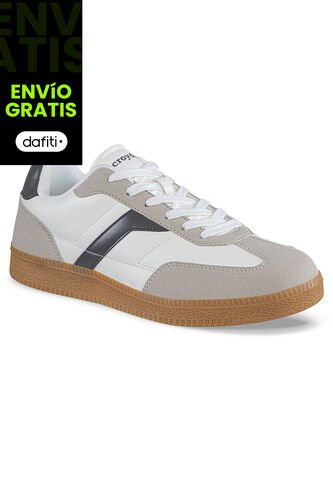 Tenis Casuales Ilor Beige-Gris Croydon Para Hombre Croydon