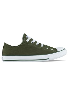 Tenis Casuales Discovery Bajo Verde Oliva Croydon Para Niño Y Niña