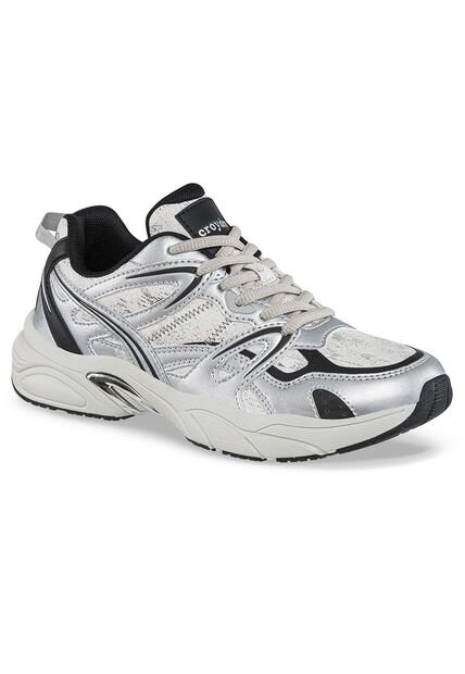 Tenis Urbanos Argame Gris-Negro Croydon Para Mujer
