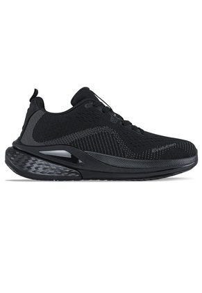 Tenis Running Neldra Negro-Negro Croydon Para Hombre