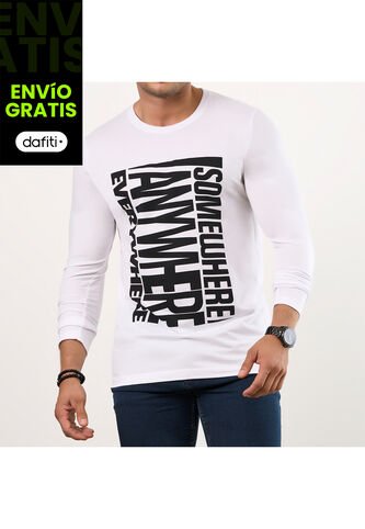 Camibuzo Axel Blanco Para Hombre Croydon Croydon