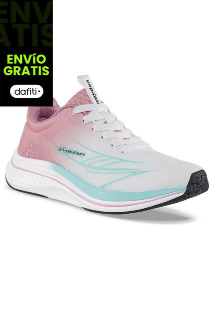 Tenis Running Tero Blanco Croydon Para Mujer