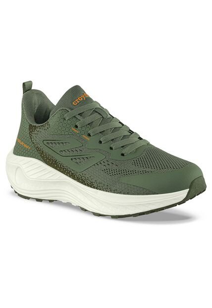 Tenis Running Oliban Verde Croydon Para Hombre