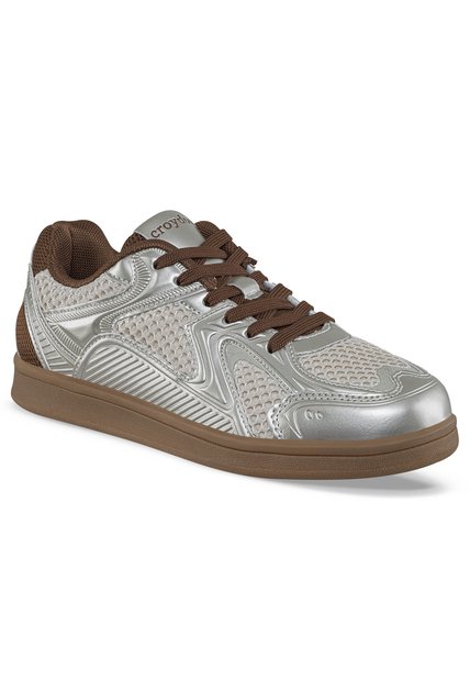 Tenis Urbanos Fidom Beige Croydon Para Mujer