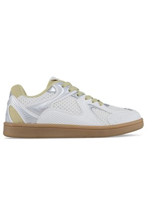 Tenis Urbanos Fidom Blanco-Plata Croydon Para Mujer