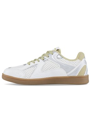 Tenis Urbanos Fidom Blanco-Plata Croydon Para Mujer