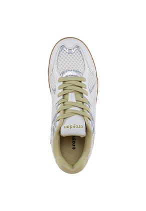 Tenis Urbanos Fidom Blanco-Plata Croydon Para Mujer
